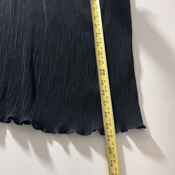 Never Fully Dressed Bon Plisse Maxi Dress Womens 10 Black Pleated Event Guest - Picture 7 of 8